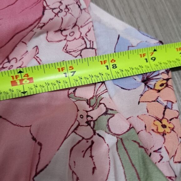 Lovestitch Andie Boho Romantic Feminine Tiered Floral Maxi Dress Large Ivory/Nat - Picture 9 of 17